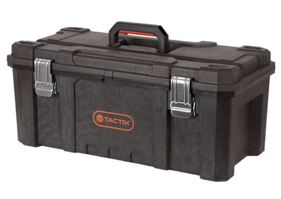 Tactix Plastový vodotesný kufor na náradie, 535 x 288 x 254 mm - TC320390