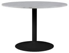 Design Scandinavia Jedálenský stôl okrúhly Tarifa, 110 cm, mramor