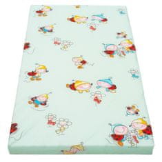NEW BABY Detský penový matrac 120x60 zelenýrôzne obrázky