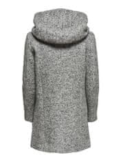 ONLY Dámsky kabát ONLSEDONA 15156578 Light Grey Melange (Veľkosť XS)