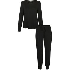 Vero Moda Dámske pyžamo VMSELMA 10257418 Black (Veľkosť XS)