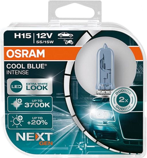 Osram Osram H15 12V 55/15W PGJ23t-1 Cool Blue Intense NextGeneration 3700K BOX