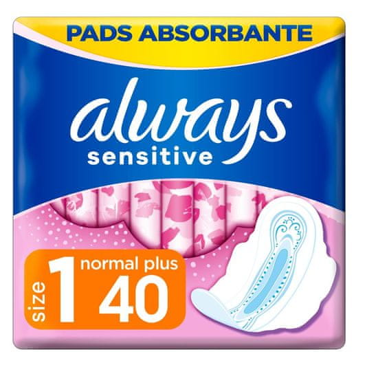 Always Ultra Sensitive Normal Dámske Hygienické vložky 40 ks