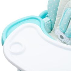 NEW BABY Jedálenská stolička Minty Fox - ekokoža a vložka pre bábätká