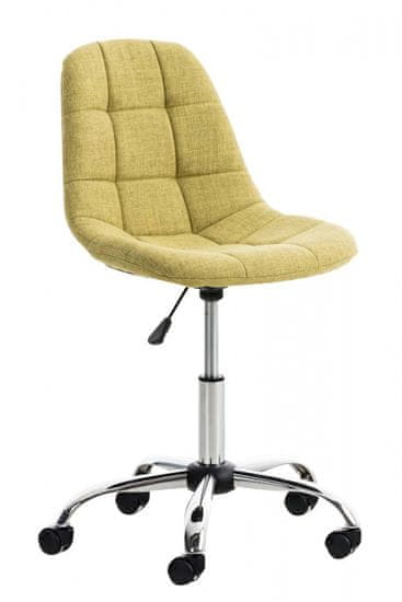 BHM Germany Kancelárska stolička Emil, textil, zelená