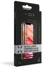 FIXED Ochranné tvrdené sklo 3D Full-Cover s aplikátorom pre Apple iPhone 13/13 Pro, čierne (FIXG3DA-723-BK)