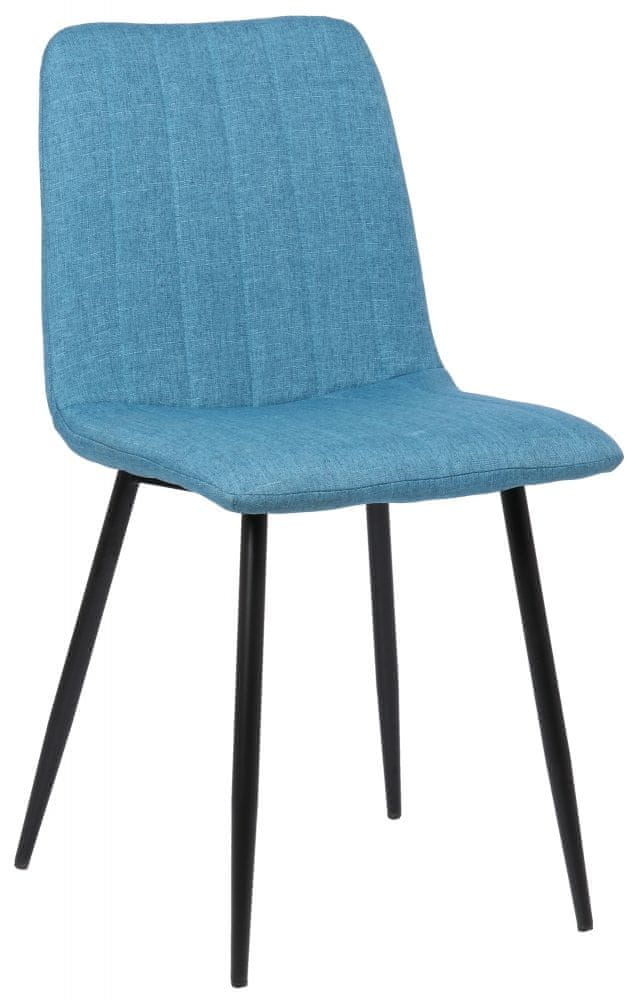 BHM Germany Jedálenská stolička Dijon, textil, modrá