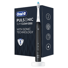 Oral-B elektrická zubná kefka Pulsonic Slim Clean 2000 čierny