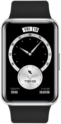 Chytré hodinky Huawei Watch Fit Elegance nerezová ocel rámček z nerezovej ocele fluoroelastomerový remienok, farebný AMOLED displej, dlhá výdrž, multisport, GPS, tepová frekvencia, kyslík v krvi, SpO2, stres, spánok