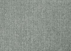 Design Scandinavia Kreslo s podnožkou Westfield, tkanina, svetlo šedá