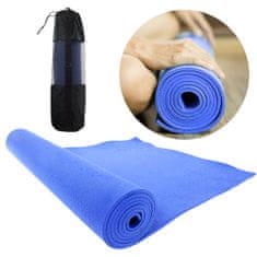 Timeless Tools Podložka na jogu s prenosnou taškou navyše, 3 rôzne farby- modrá