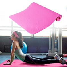 Timeless Tools Podložka na jogu s prenosnou taškou navyše, 3 rôzne farby- ružová