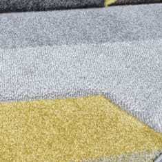 Flair Kusový koberec Hand Carved Aurora Grey / Ochre 120x170