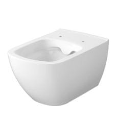 CERSANIT Virgo, závesná wc misa CleanOn 56x36x37 cm s pomaly padajúcim sedátkom, biela, S701-427