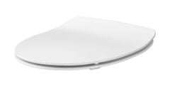 CERSANIT Moduo/Delfi WC sedátko z duroplastu s pomalým zatváraním, biela, K98-0138