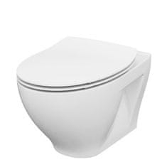 CERSANIT Moduo CleanOn, set 934 závesná wc misa + toaletné sedátko, K701-147