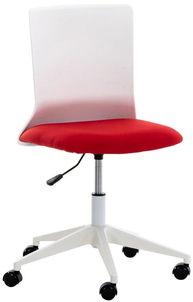 BHM Germany Kancelárska stolička Apolda, textil, červená