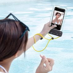 BASEUS Waterproof vodotesné puzdro na mobil 7.2'', biele