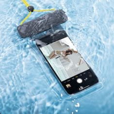 BASEUS Waterproof vodotesné puzdro na mobil 7.2'', biele