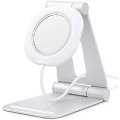 Spigen MagFit nabíjací stojan pre Apple MagSafe, biely