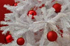 shumee Umelý vianočný strom s trblietavým efektom - 120 cm, biely