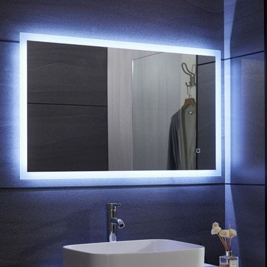 Greatstore Aquamarin Kúpeľňové LED zrkadlo - 80 x 60 cm