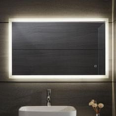 Greatstore AQUAMARIN kúpeľňové zrkadlo s LED osvetlením 20 W, 50 x 70cm
