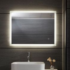 shumee AQUAMARIN kúpeľňové zrkadlo s LED osvetlením, 100 x 60 cm