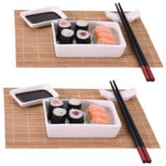 Excellent Houseware Súprava na servírovanie sushi pre 2 osoby 12 kusov