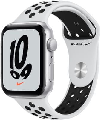 Inteligentné hodinky Apple Watch SE MKQ73HC/A, Retina displej monitorovanie tepu srdcovej činnosti hudobný prehrávač volanie notifikácia NFC platby Apple Pay hluk App Store