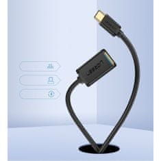 Ugreen OTG adaptér USB 3.0 / USB-C, čierny