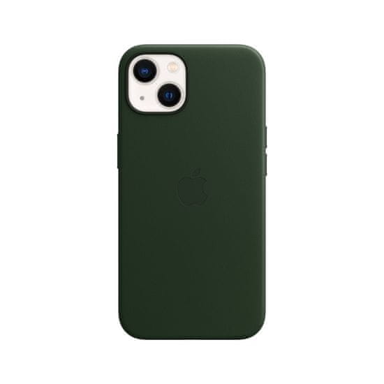 Apple iPhone 13 Leather Case with MagSafe - Sequoia Green MM173ZM/A
