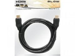 Blow Kábel HDMI-HDMI 3m 1.4 ethernet AL/Mg , GOLD, záveska