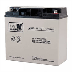 MW Power Batéria olovená 12V/18Ah MW Power MWS 18-12 gélový akumulátor AGM