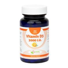 Natural Pharm Vitamín D3 2000 I.U. tablety 250 ks