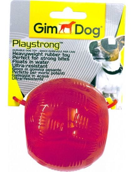 Gimborn Hračka PLAYSTRONG Lopta z tvrdenej gumy, 8 cm
