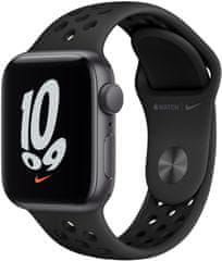 Apple Watch Nike SE, 40mm Space Grey Aluminium Case with Anthracite/Black Nike Sport Band (MKQ33HC/A)