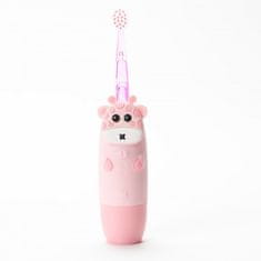 InnoGIO Elektronická sonická zubná kefka GIOGiraffe Pink