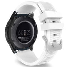 BStrap Silicone Sport remienok na Huawei Watch GT3 46mm, white