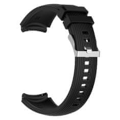 BStrap Silicone Davis remienok na Huawei Watch 3 / 3 Pro, black