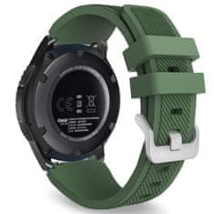 BStrap Silicone Sport remienok na Huawei Watch GT3 46mm, dark green