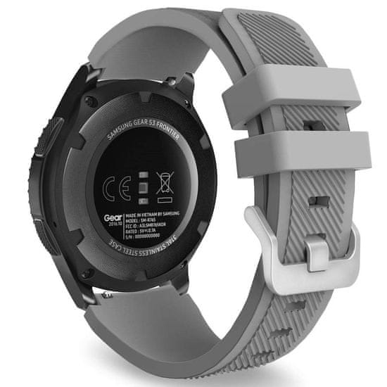 BStrap Silicone Sport remienok na Huawei Watch GT/GT2 46mm, gray