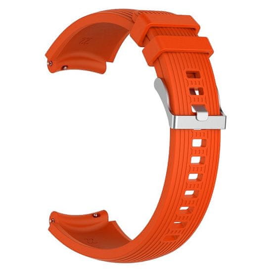 BStrap Silicone Davis remienok na Samsung Galaxy Watch 3 45mm, orange