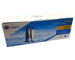 G&G HP CF211a , HP 131a , 1800 strán s čipom Azúrová - Cyan