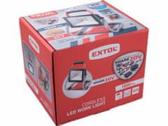 Extol Premium Svetlo pracovné akumulátorové Share20V, 1x2Ah Li-ion. 2,4A nabíjačka, LED, 30W, 1800lm