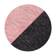 CEBA Prestieradlo do kočíka 73-80x30-37 cm 2 ks Dark Grey+Pink