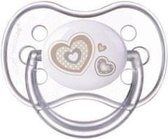 Canpol babies Cumlík silikónový symetrický 0-6m Newborn Baby béžová