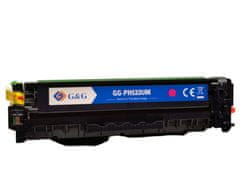 G&G HP CC533A , HP 304A , Premium patentovaný toner, 2800 strán s čipom Purpurová - Magenta