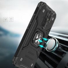 WOZINSKY Puzdro Wozinsky Ring armor pre Xiaomi Redmi Note 9/Redmi 10X 4G - Čierna KP10499
