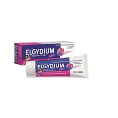 ELGYDIUM Gélová zubná pasta s fluorinolem a príchuťou lesného ovocia pre deti 2-6 rokov Kids 50 ml